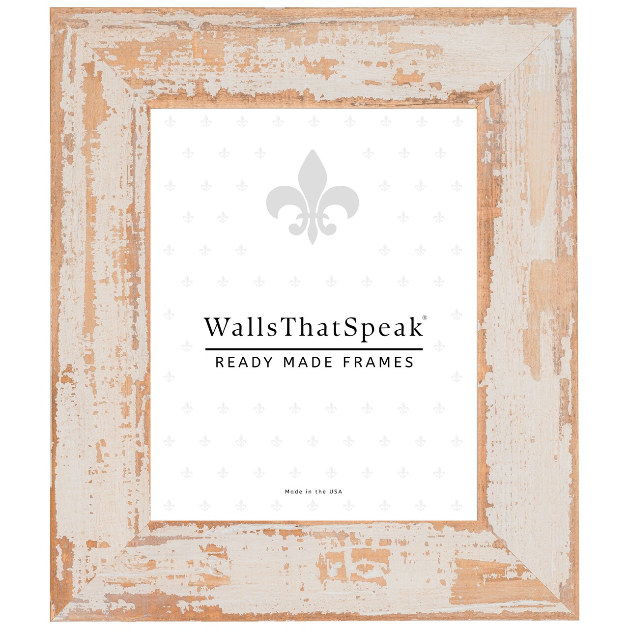 Hatteras XL 2.375", Whitewashed Oak Picture Frame by wallsthatspeak